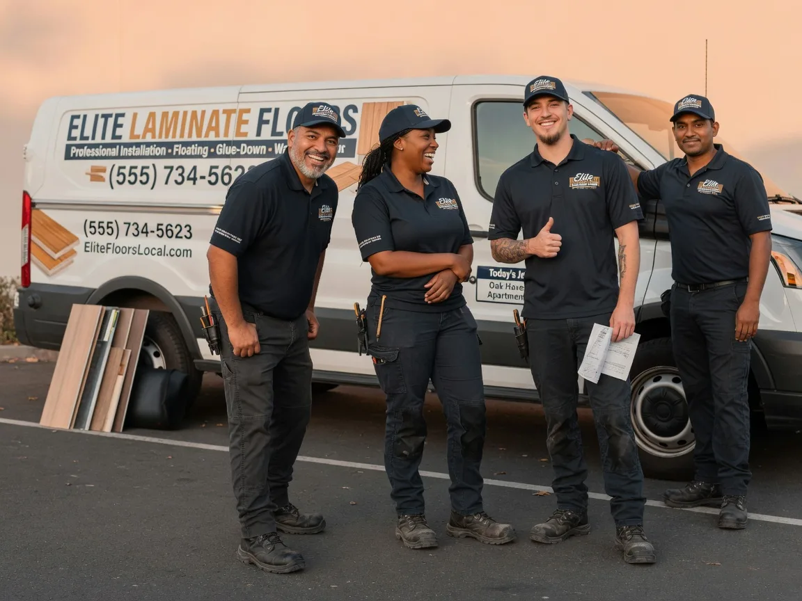 Laminate flooring installation company in Cement City, MI
